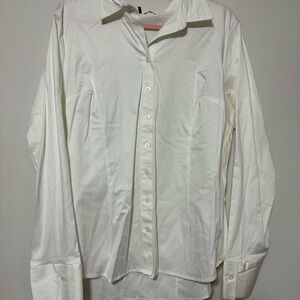 Maurices white Button-Up Blouse